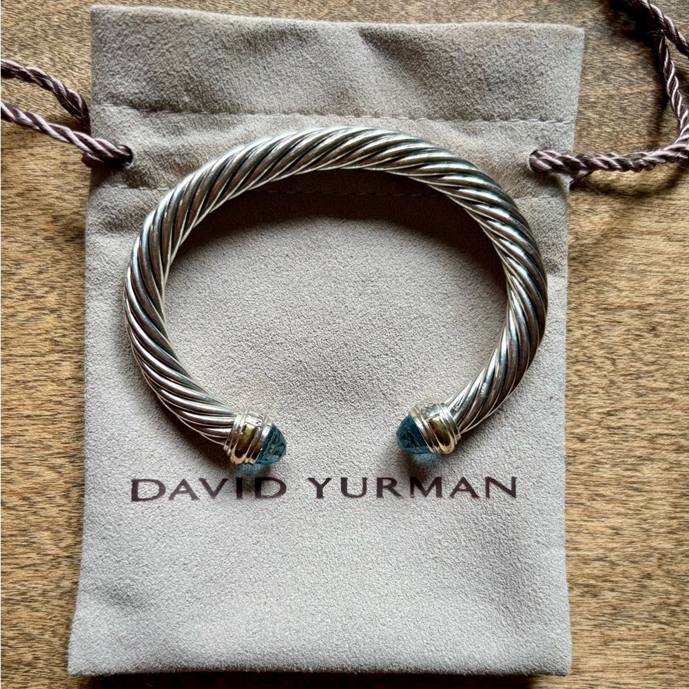 David Yurman 7mm Blue Topaz Bracelet